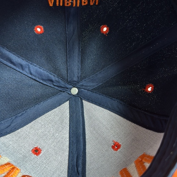 Auburn Tigers Adjustable Snap Back Baseball Style Cap Hat Block Logo All Caps - Picture 8 of 9
